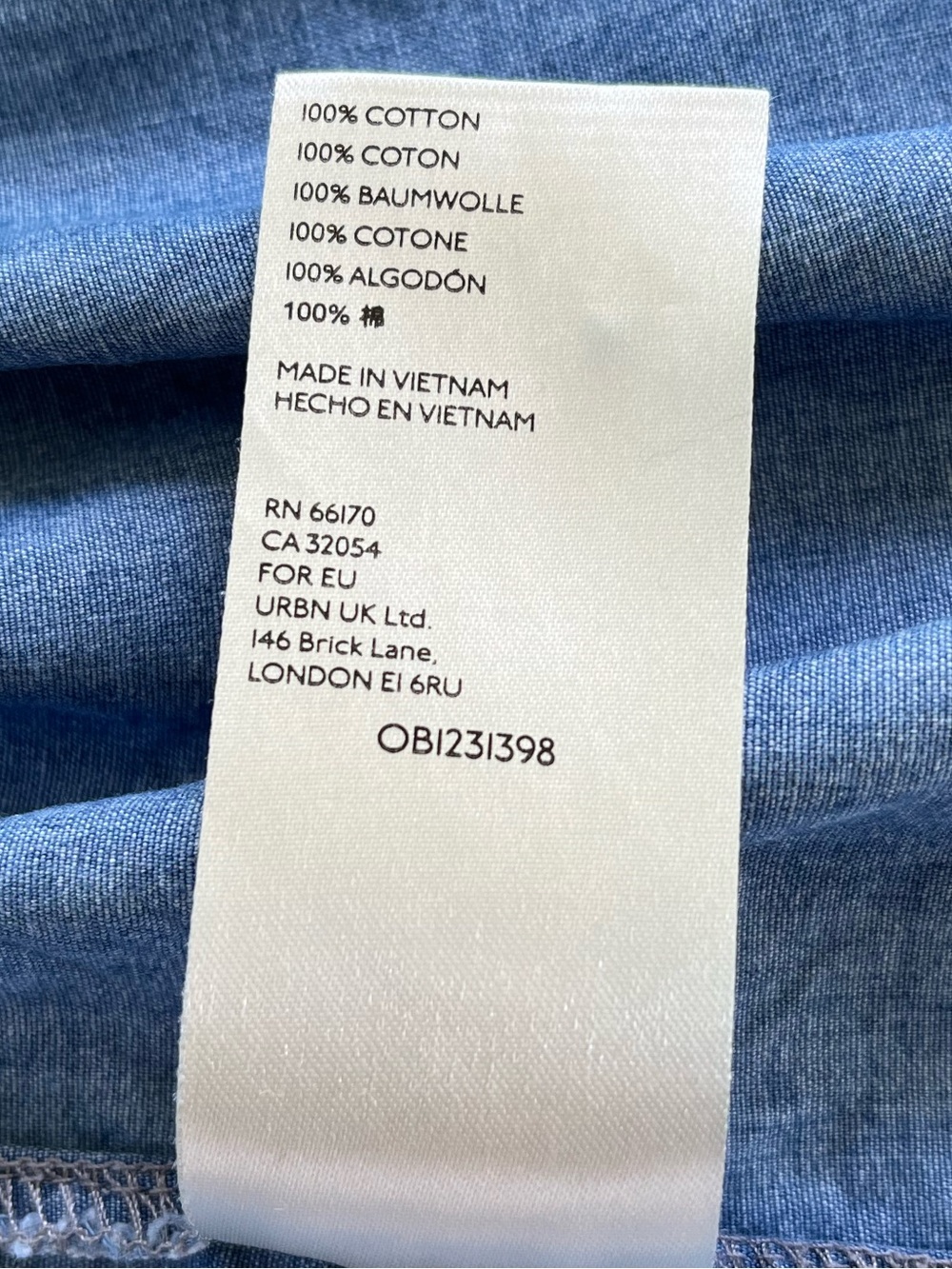 Anthropologie Pilcro Juni Ruffled Denim Buttondown - Size S - NWOT - Picture 8 of 8